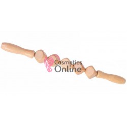 Accesoriu Roller din lemn pentru masaj ROL09AA cu 5 cuburi - Maderoterapie